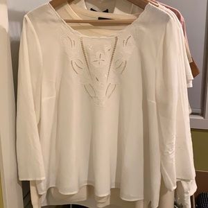 Sezane blouse - white - Size 42 (L)